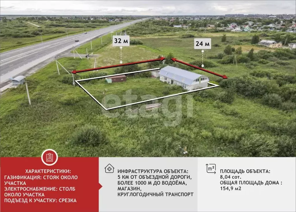 Дом в Тюменская область, Тюмень Дорожник садовое товарищество, ул. ... - Фото 1