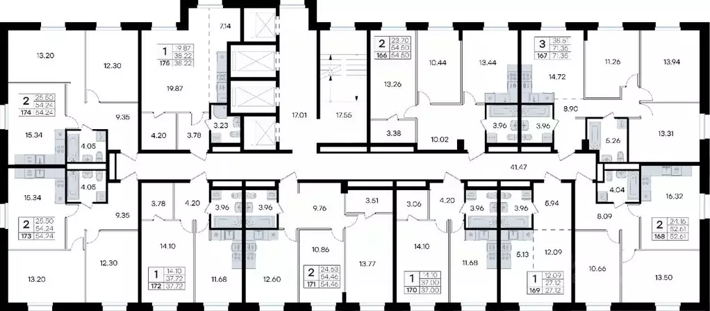 2-к кв. Приморский край, Владивосток ул. Тухачевского, 80 (54.24 м) - Фото 2