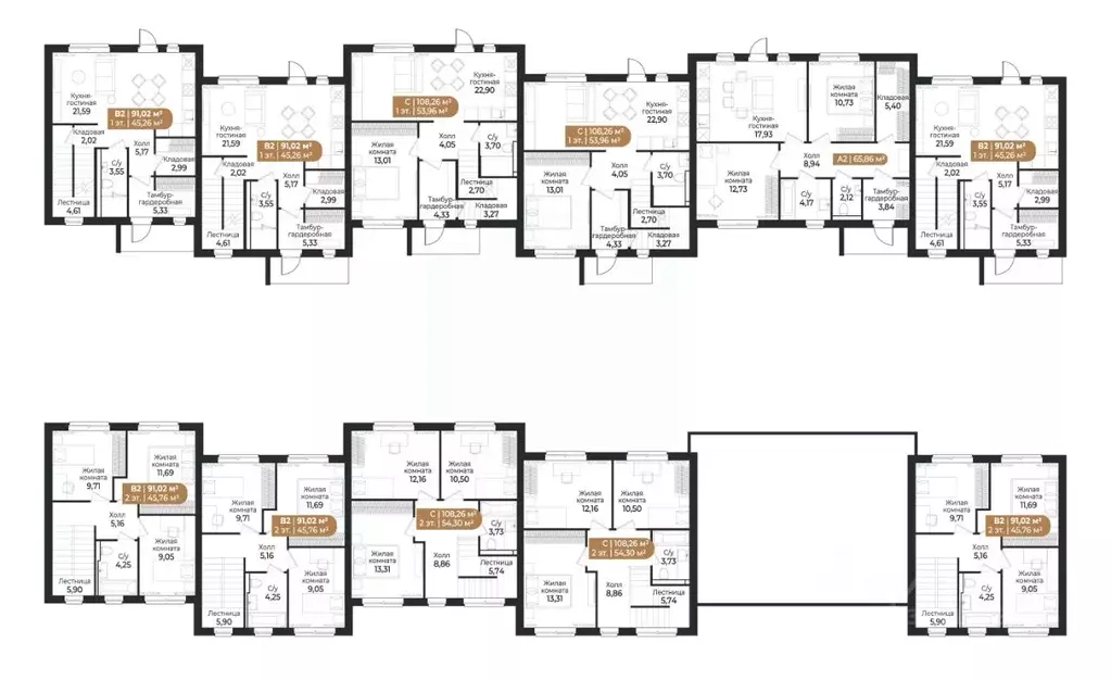 Таунхаус в Ленинградская область, Всеволожск ш. Южное (108 м) - Фото 2