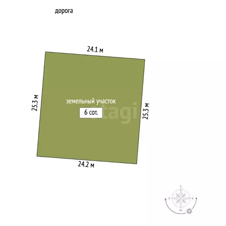 Участок в Крым, Феодосия ул. Интернациональная (6.0 сот.) - Фото 2