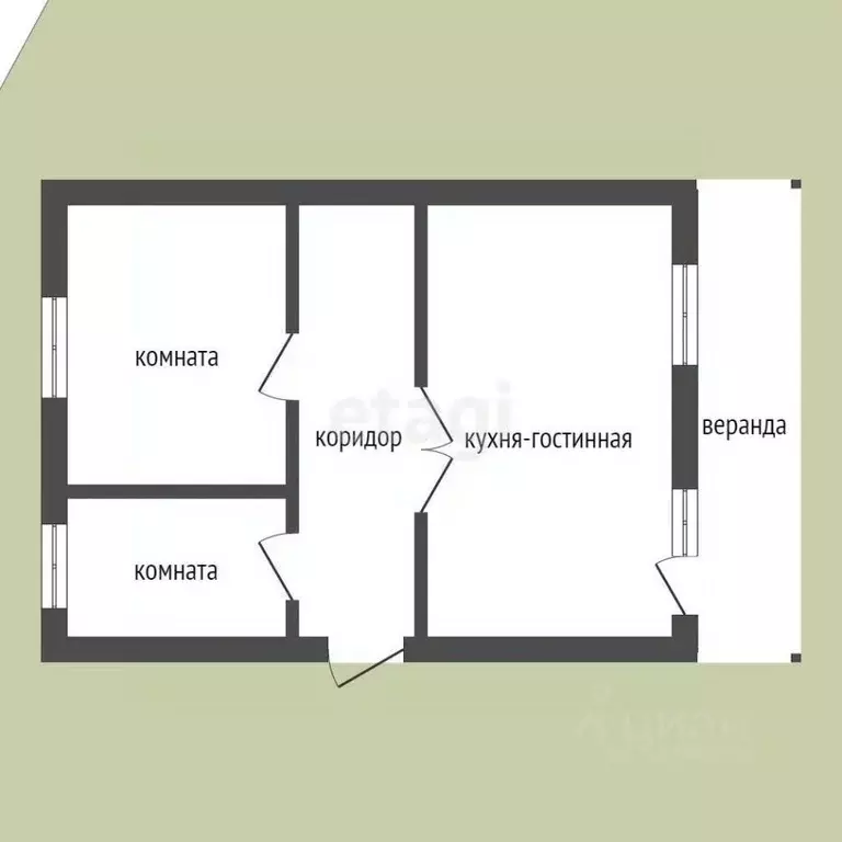 Дом в Красноярский край, Емельяново пгт пер. Яхонтовый, 1 (100 м) - Фото 2