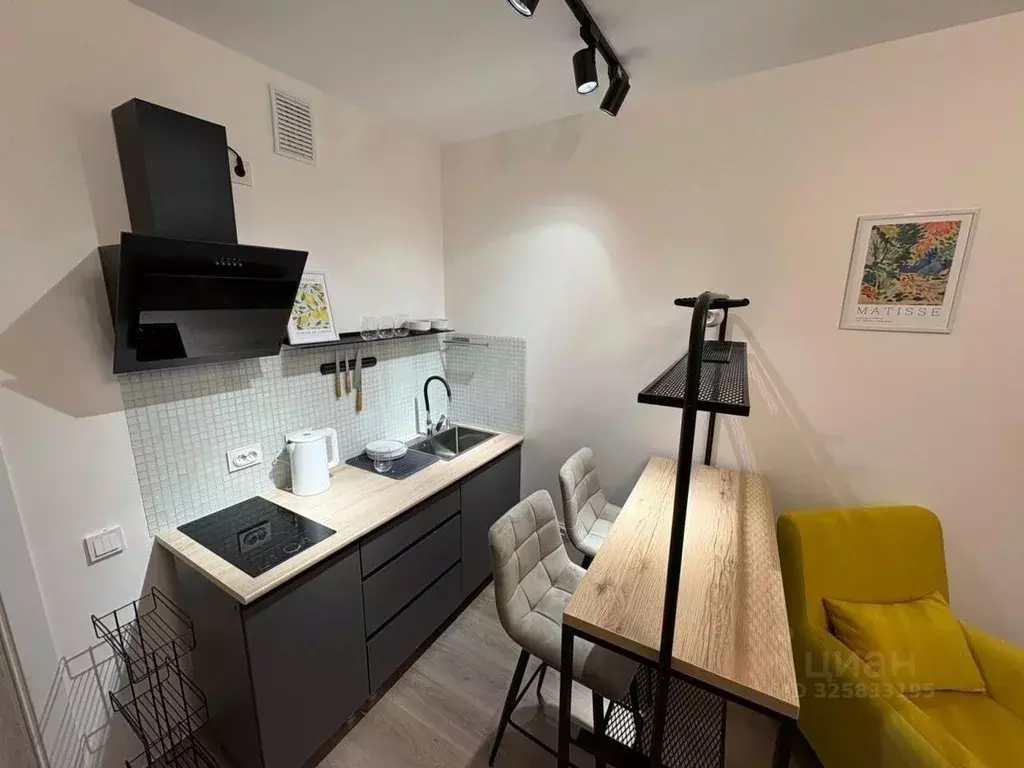 Студия Санкт-Петербург ул. Пахомовская, 14к2 (21.0 м) - Фото 1