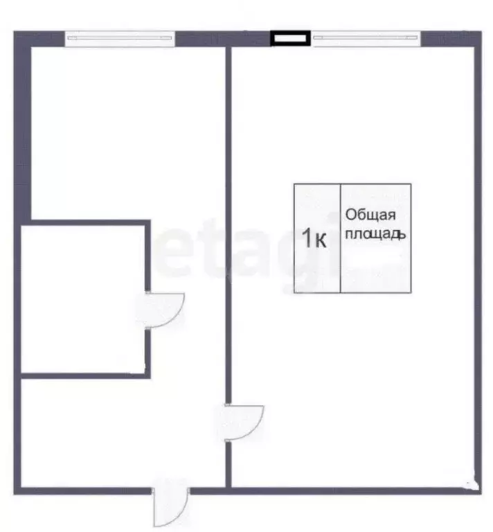 1-комнатная квартира: Кемерово, бульвар Строителей, 16 (31 м) - Фото 1