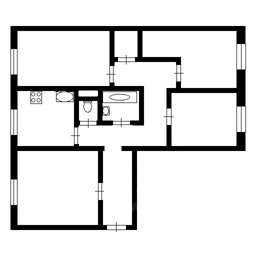 4-к кв. Челябинская область, Челябинск ул. Комарова, 125 (81.0 м) - Фото 1