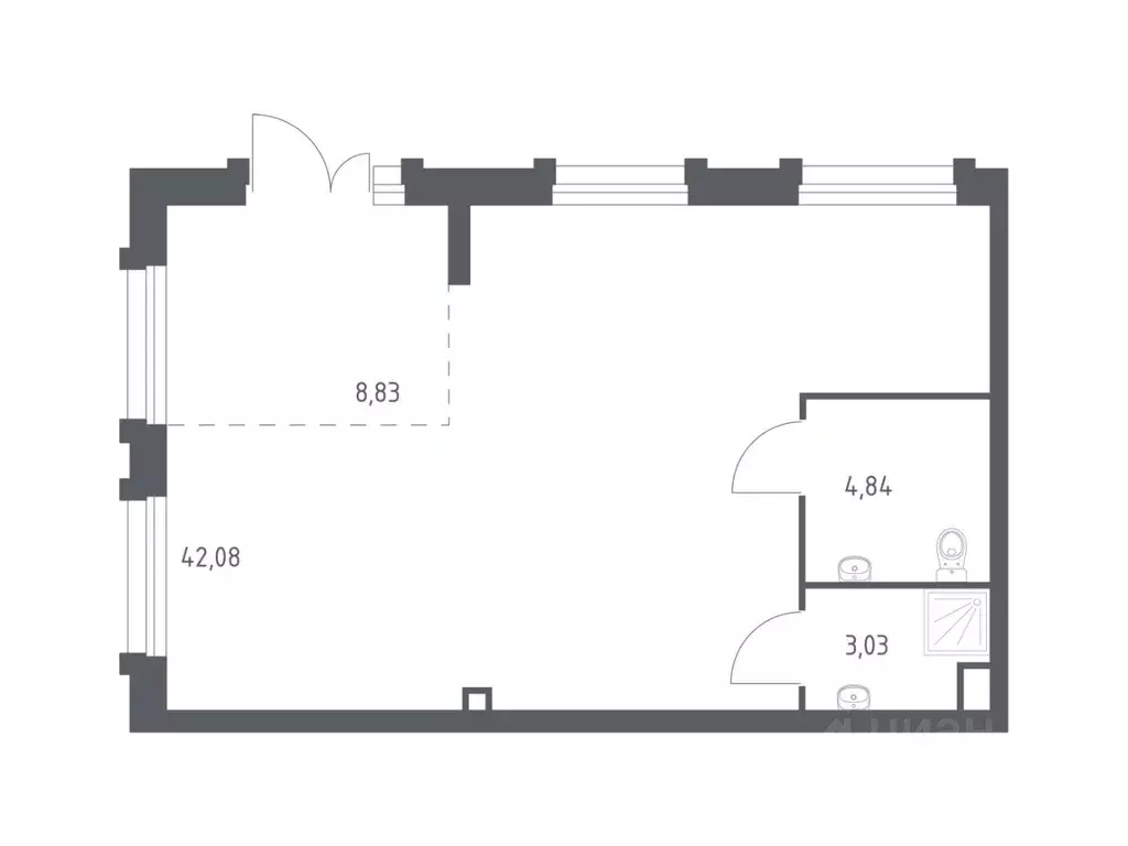 Помещение свободного назначения в Забайкальский край, Чита ... - Фото 1