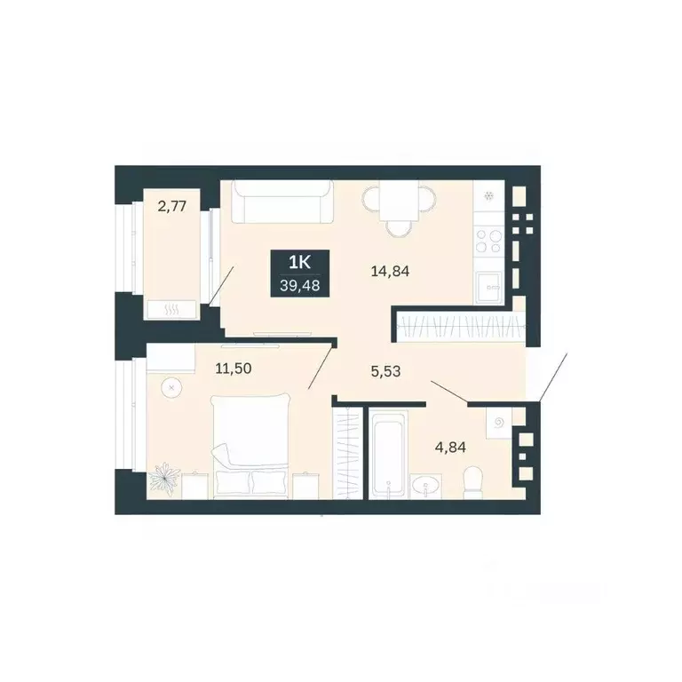 1-к кв. Свердловская область, Екатеринбург Южная Ботаника жилрайон, ... - Фото 1