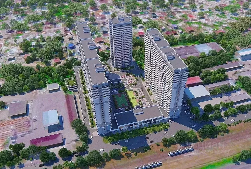 1-к кв. Ростовская область, Ростов-на-Дону ул. Нансена, 83с3 (31.7 м) - Фото 0