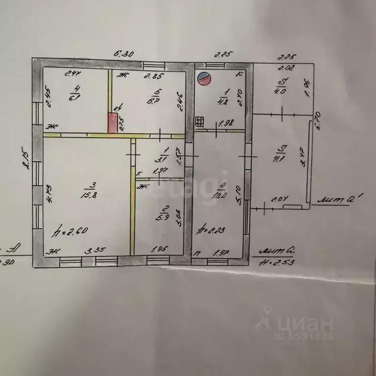 Дом в Тульская область, Тула ул. Ватутина, 49 (64 м) - Фото 1