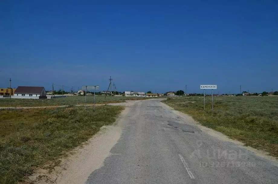 Участок в Крым, Ленинский район, Семисотское с/пос, с. Каменское  (6.0 ... - Фото 1