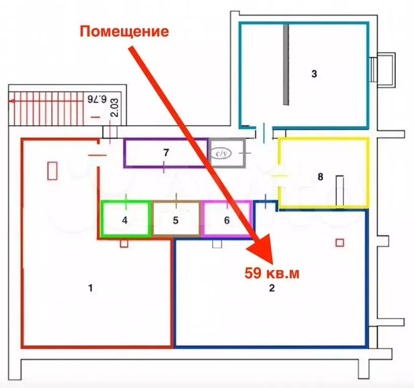 ПСН 59 кв.м на высоком трафике - Фото 0