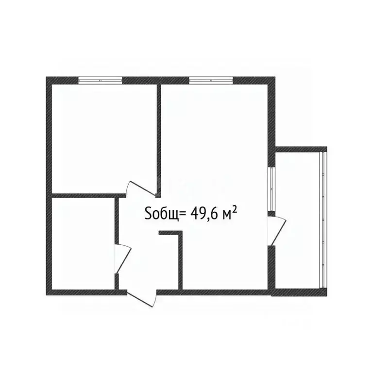 1-к кв. Брянская область, Брянск Клубный Гринвуд кв-л,  (49.6 м) - Фото 2