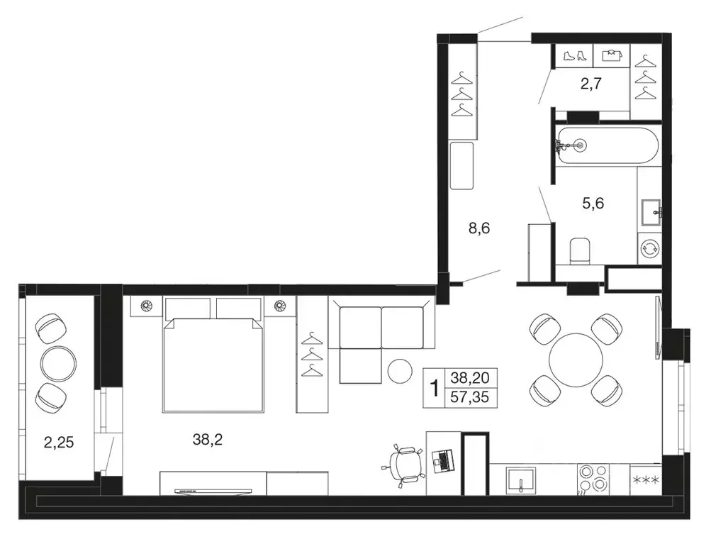 Студия Московская область, Апрелевка Наро-Фоминский городской округ, ... - Фото 1