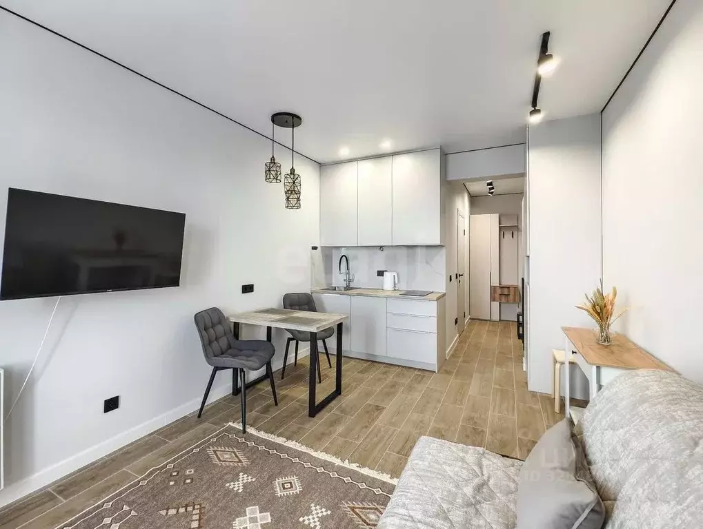 Студия Тюменская область, Тюмень ул. Газовиков, 38к2 (24.5 м) - Фото 1