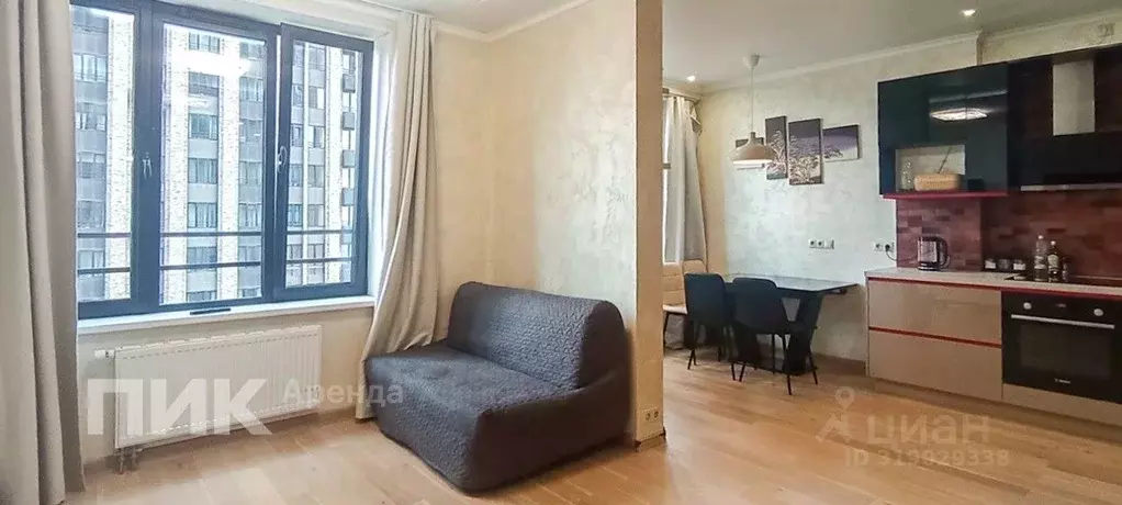 Студия Москва Новодмитровская ул., 2к6 (37.1 м) - Фото 1