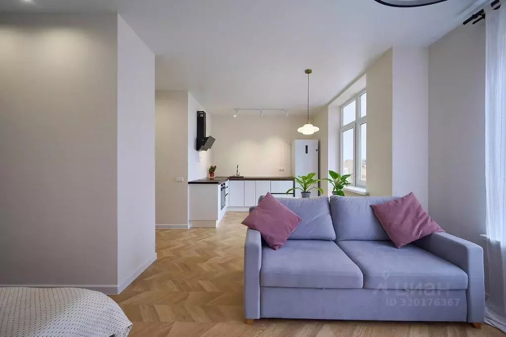 Квартира, 1 комната, 35.29 м - Фото 0