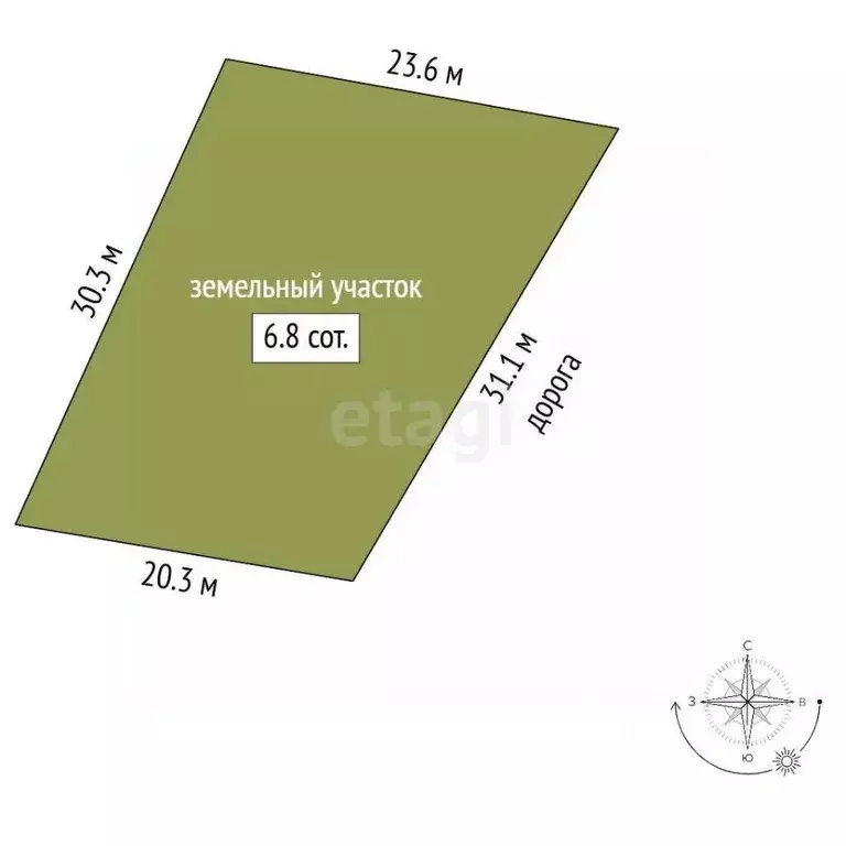 Участок в Башкортостан, Нефтекамск Ветеран СПК,  (6.9 сот.) - Фото 2