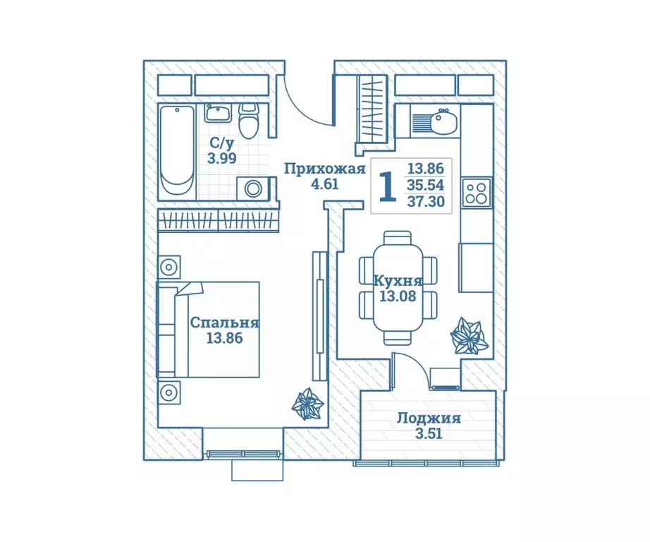 1-к кв. Московская область, Щелково городской округ, Монино пгт ... - Фото 1
