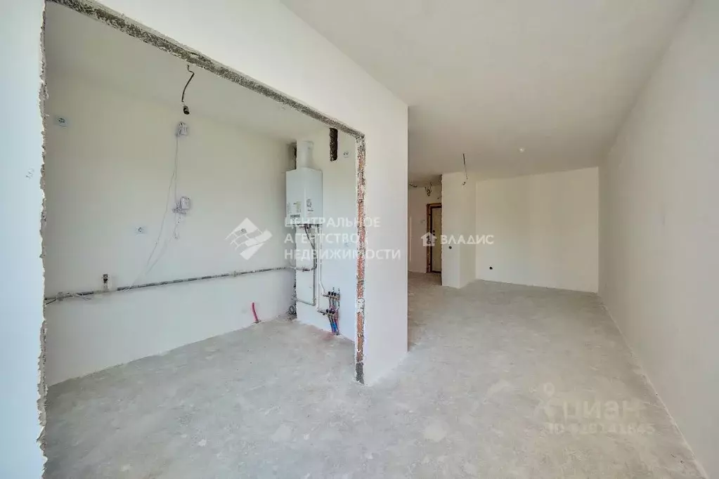 1-к кв. Рязанская область, Рязань Московский р-н, ул. Ветеринарная, 19 ... - Фото 2