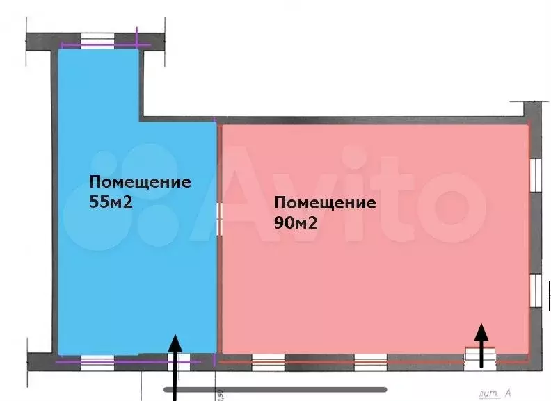Свободного назначения, 55 м - Фото 0