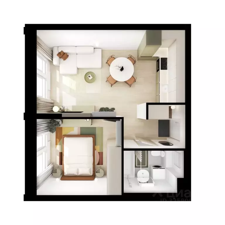 1-к кв. Московская область, Котельники Парковый мкр, Белая Дача Парк ... - Фото 2