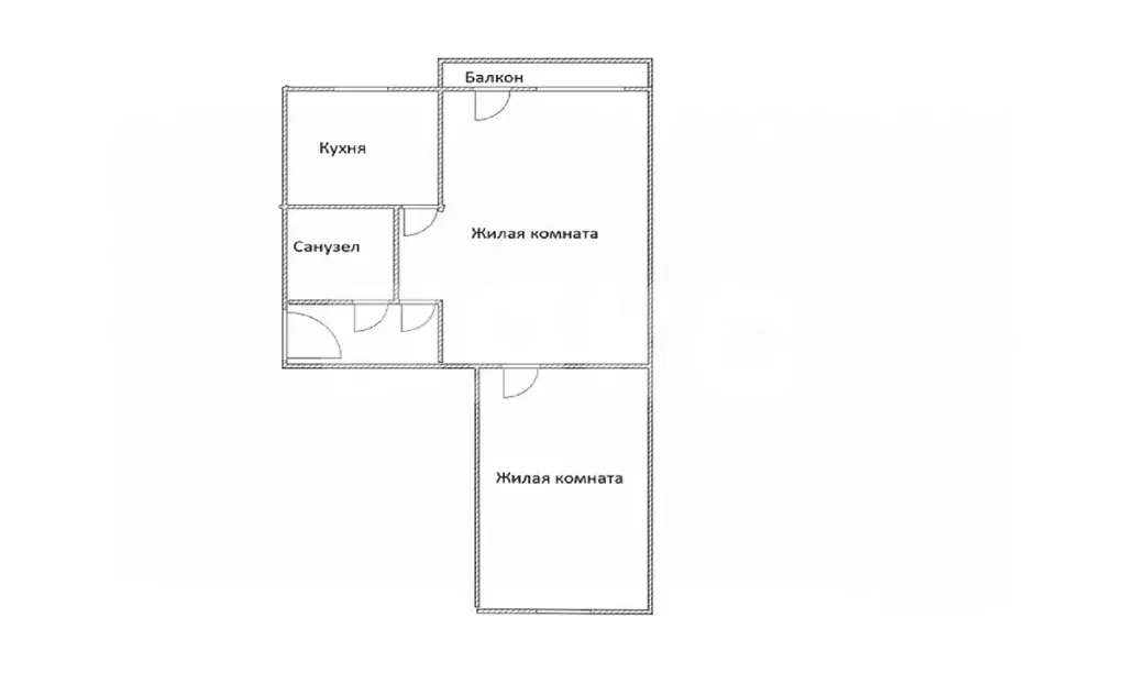 2-к кв. Адыгея, Майкоп ул. Карла Маркса (43.4 м) - Фото 2