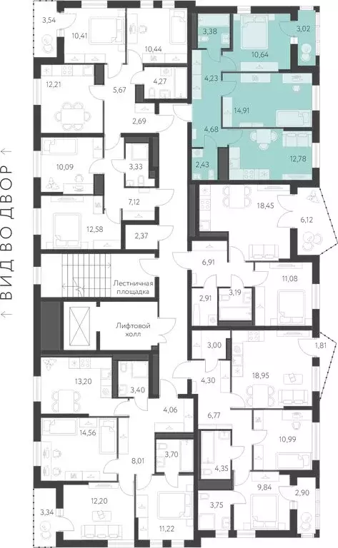 2-комнатная квартира: Екатеринбург, улица Академика Парина, 27/2 ... - Фото 2