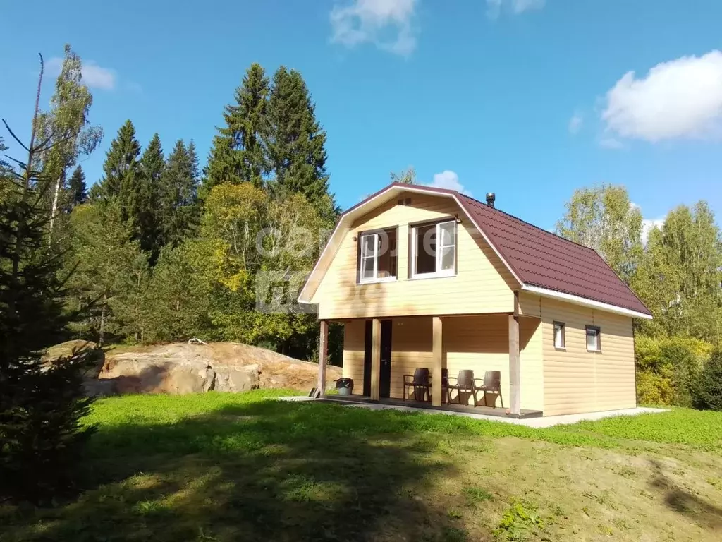 Дом в Карелия, Лахденпохский муниципальный округ, пос. Метсямикли ул. ... - Фото 1
