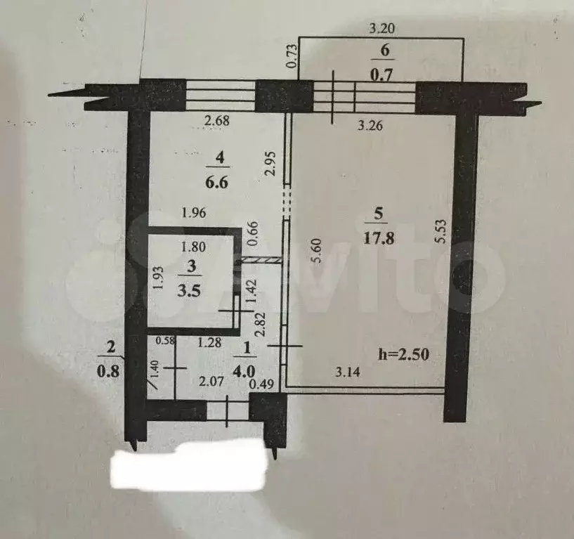 1-к. квартира, 32,7 м, 2/5 эт. - Фото 1