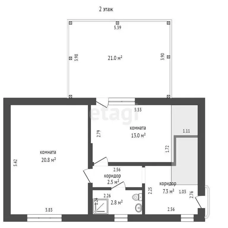 Дом в Севастополь, Фиолентовское шоссе (110 м) - Фото 1