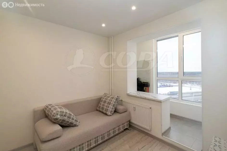 Квартира-студия: Тюмень, улица Новосёлов, 115 (15.7 м) - Фото 0