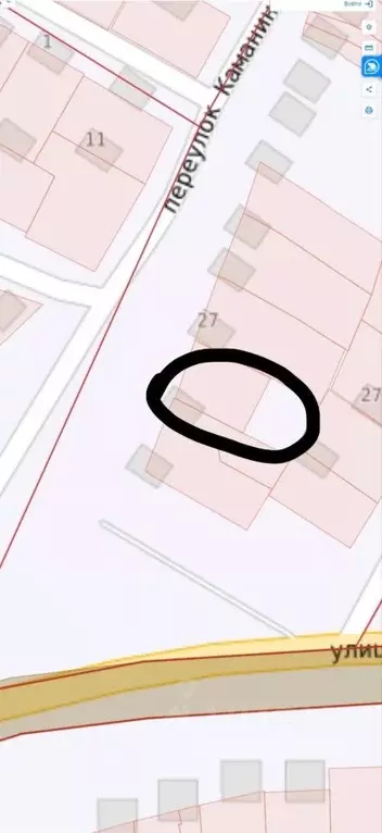 Участок в Брянская область, Брянск пер. Каманина, 25 (12.5 сот.) - Фото 2