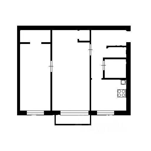 2-к кв. Санкт-Петербург Двинская ул., 4К3 (42.0 м) - Фото 2