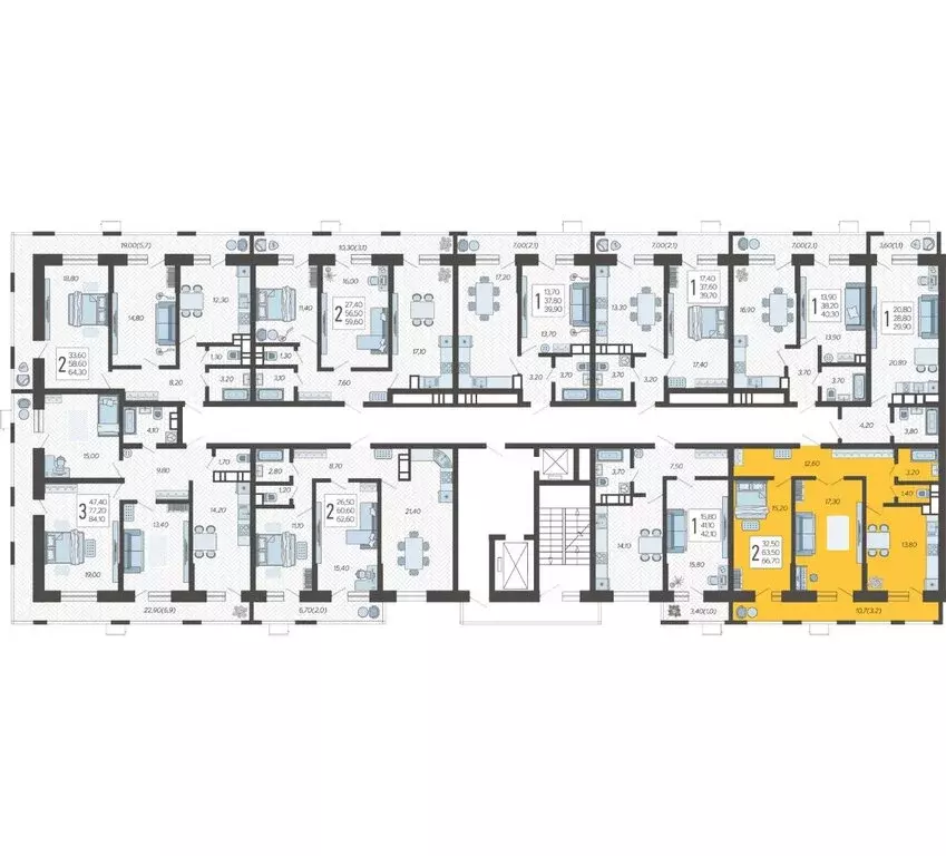 2-комнатная квартира: Краснодар, микрорайон 9-й километр, Ярославская ... - Фото 2