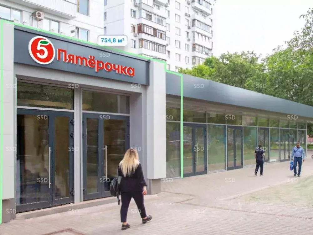 Торговая площадь в Москва 1-я Новокузьминская ул., 21К2 (68 м) - Фото 1