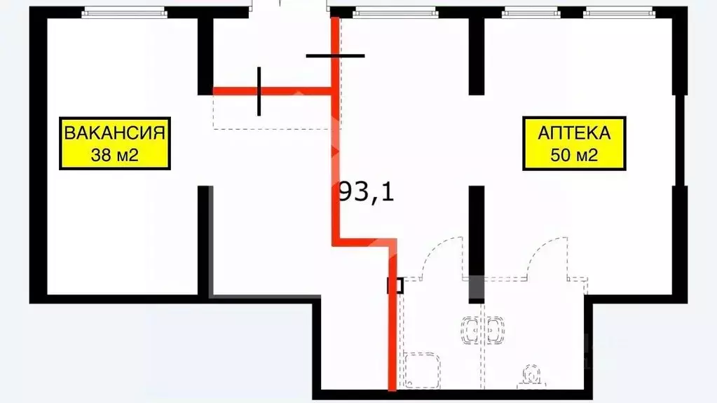 Помещение свободного назначения в Москва Иловайская ул., 2 (90 м) - Фото 2