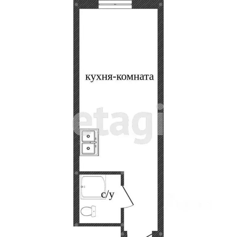 Студия Красноярский край, Красноярск ул. Энергетиков, 73а (21.9 м) - Фото 2