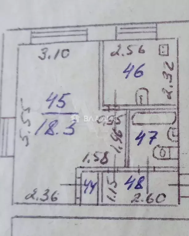 1-к. квартира, 31 м, 1/4 эт. - Фото 0