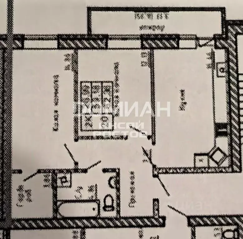 2-к кв. Ростовская область, Аксай ул. Речников, 18к1 (62.0 м) - Фото 2