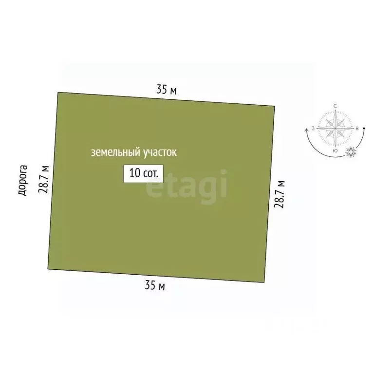 Участок в Тюменская область, Тюмень  (10.0 сот.) - Фото 2