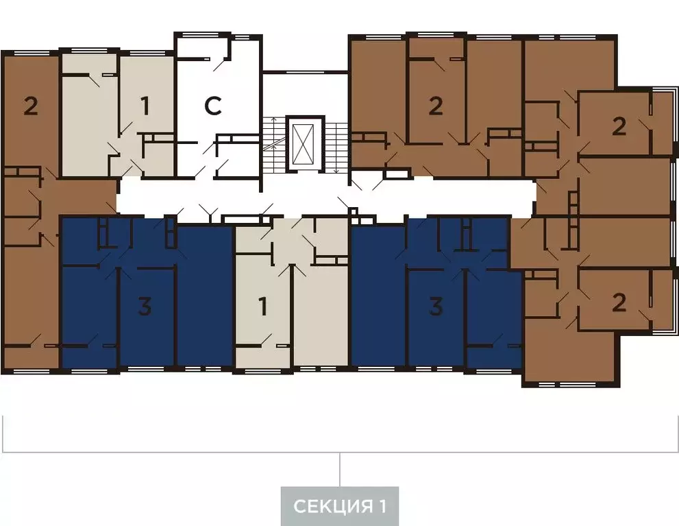 2-к кв. Московская область, Химки ул. Генерала Дьяконова, 15 (47.4 м) - Фото 2