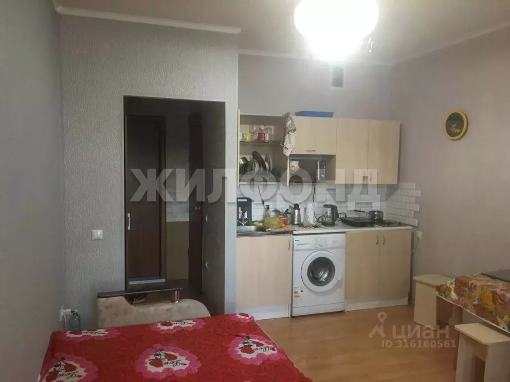 Студия Новосибирская область, Новосибирск ул. Одоевского, 1/7 (22.0 м) - Фото 0