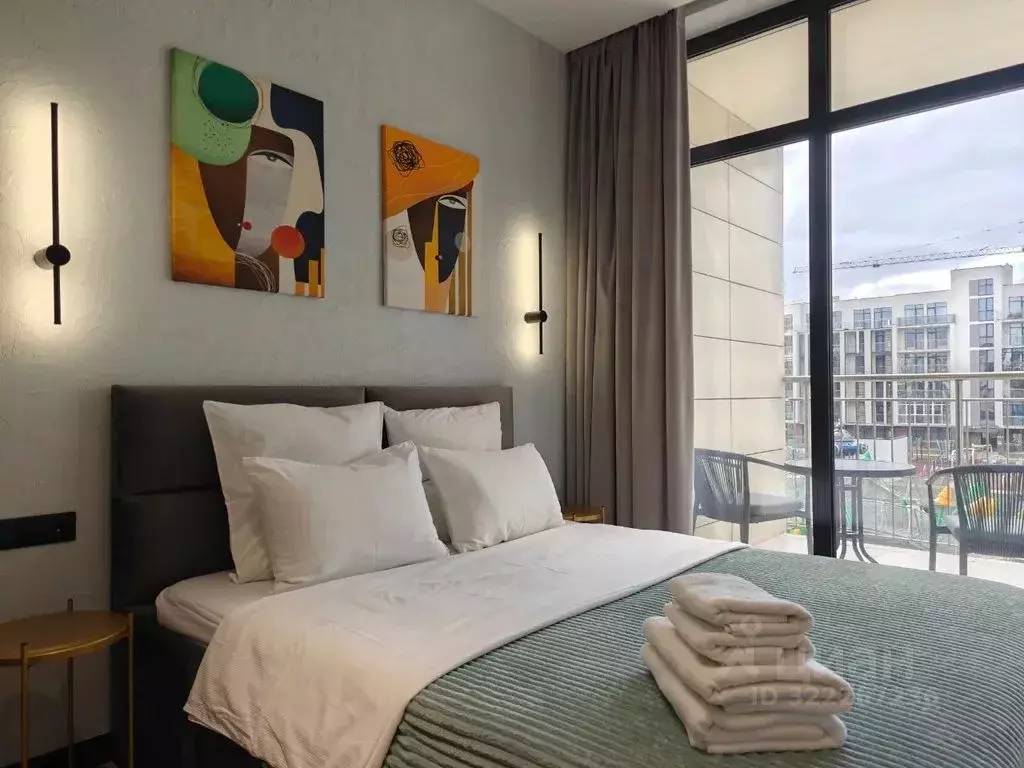 Студия Калининградская область, Зеленоградск ул. Гагарина, 87 (31.0 м) - Фото 1