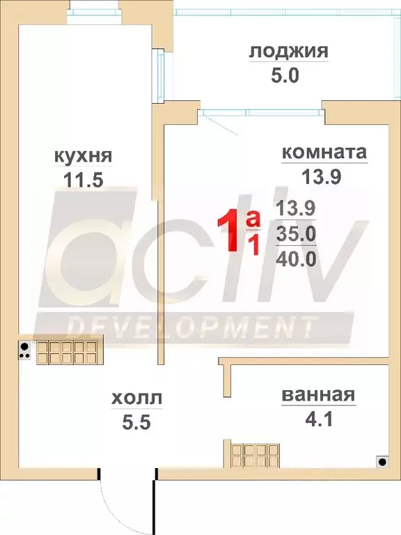 1-к кв. Свердловская область, Верхняя Пышма Красноармейская ул., 13 ... - Фото 0