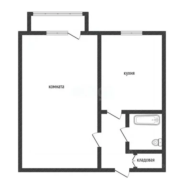 1-к кв. Алтайский край, Бийск ул. Машиностроителей, 9 (36.9 м) - Фото 2