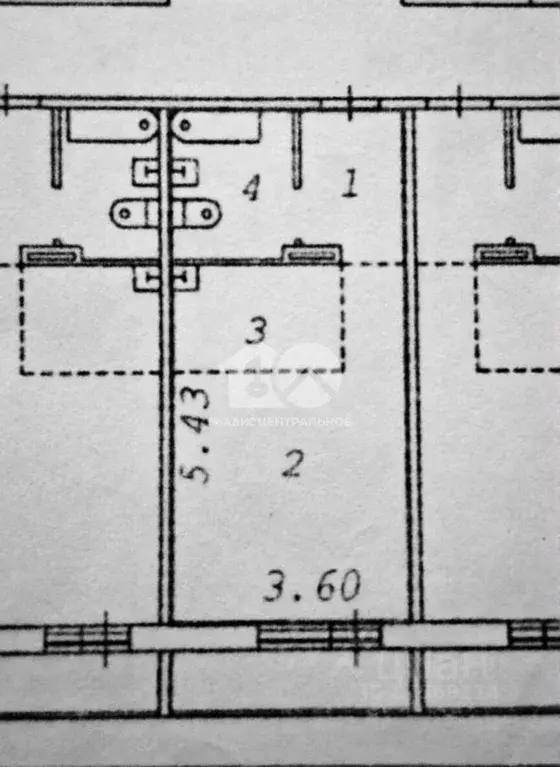 1-к кв. Новосибирская область, Новосибирск ул. Фадеева, 66/2 (27.0 м) - Фото 2
