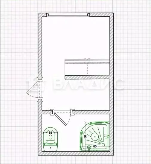 1-к кв. Пензенская область, Пенза Заводская ул., 15 (28.3 м) - Фото 2