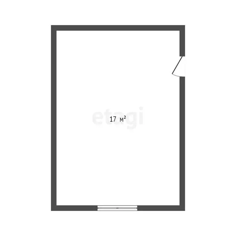 1к в -комнатной квартире (17 м) - Фото 1