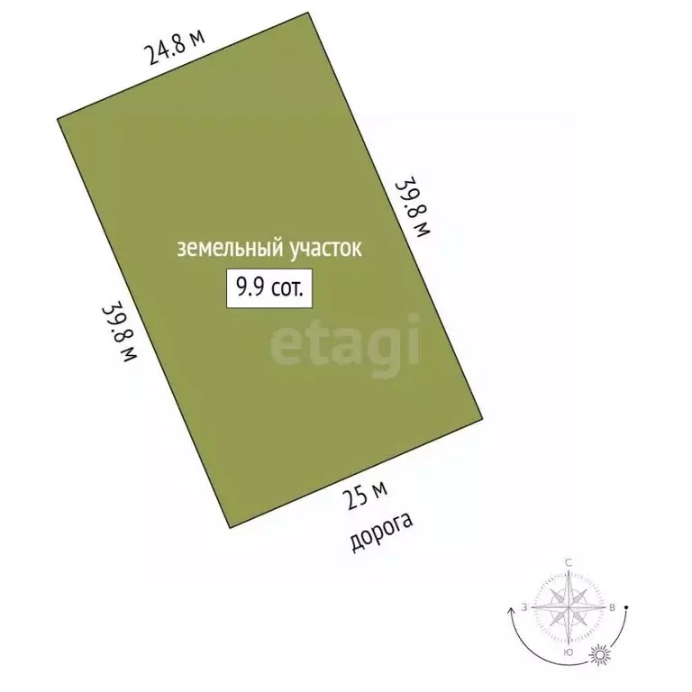 Участок в Костромская область, Костромской район, Бакшеевское с/пос, ... - Фото 1