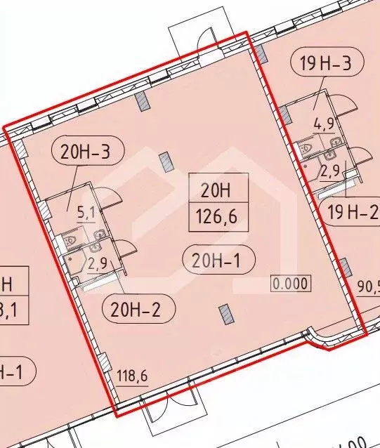 Помещение свободного назначения в Москва Марк жилой комплекс, к3 (127 ... - Фото 2