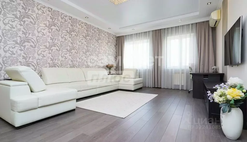 3-к кв. Татарстан, Казань Гвардейская ул., 46В (107.9 м) - Фото 2